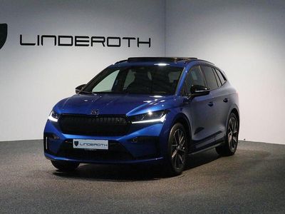 Blåmetal Brugt 2022 Skoda Enyaq iV SportLine SUV | 220.000 kr. (Fair pris)