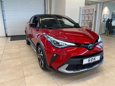 Flame red/ astral black Brugt 2022 Toyota C-HR Multidrive S SUV | 249.900 kr. (Fair pris)