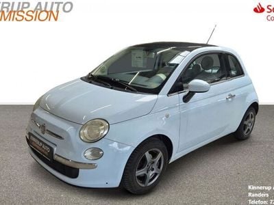 Lyse blå Brugt 2010 Fiat 500 Lounge Hatchback | 34.700 kr. (God pris)