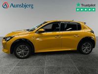 Brugt Peugeot e-208 Allure 100 kW (136 HK) 2021 Gul Hatchback
