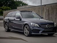 brugt Mercedes C220 d T 2,1 D AMG Line 7G-Tronic Plus 170HK Stc Aut.