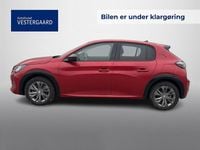 Brugt Peugeot e-208 Allure 100 kW (136 HK) 2023 Rød Hatchback