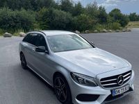 Brugt Mercedes C300 AMG line 245 HK (180 kW) 2017 Sølvmetal Stationcar