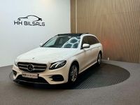 Brugt Mercedes E220 AMG line 194 HK (142 kW) 2019 Hvid Stationcar