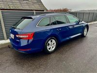 Brugt Skoda Superb Ambition 120 HK (88 kW) 2018 Blå Stationcar