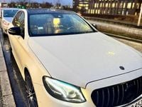 Brugt Mercedes E220 AMG line 194 HK (142 kW) 2017 Hvid Sedan