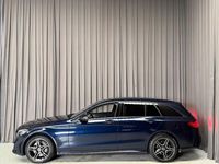 Brugt Mercedes C300 AMG line 306 HK (225 kW) 2021 Mørkblåmetal Stationcar