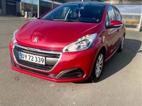 Brugt Peugeot 208 Allure Sky 100 HK (73 kW) 2016 Rød Hatchback