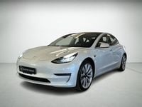 Brugt Tesla Model 3 Long Range AWD 325 kW (442 HK) 2020 Hvidmetal Sedan