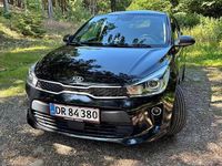 Brugt Kia Rio 99 HK (72 kW) 2018 Sort Hatchback