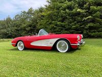 Brugt Chevrolet Corvette C1 283 HK (208 kW) 1958 Rød Cabriolet