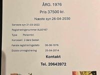 Brugt Opel Rekord 1976 Sedan