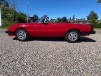 Brugt Alfa Romeo Spider 116 HK (85 kW) 1986 Rød Cabriolet