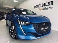 Brugt Peugeot e-208 GT 100 kW (136 HK) 2021 Blåmetal Hatchback