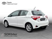Brugt Toyota Yaris Hybrid H2 100 HK (73 kW) 2019 Hvid Hatchback