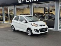 Brugt Kia Picanto Active 69 HK (50 kW) 2013 Hvid Hatchback