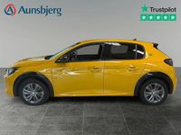 Brugt Peugeot e-208 Allure 100 kW (136 HK) 2022 Gul Hatchback