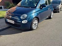 Brugt Fiat 500C 80 HK (58 kW) 2016 Blå Cabriolet