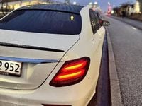 Brugt Mercedes E220 AMG line 194 HK (142 kW) 2017 Hvid Sedan