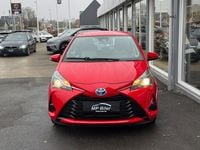 Brugt Toyota Yaris Hybrid H2 100 HK (73 kW) 2020 Rød Hatchback