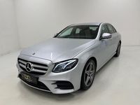 Brugt Mercedes E220 AMG line 194 HK (142 kW) 2018 Farve: sølvmetal
