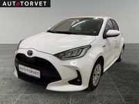 Brugt Toyota Yaris Hybrid H3 116 HK (85 kW) 2021 Hvid Hatchback