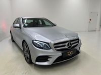 Brugt Mercedes E220 AMG line 194 HK (142 kW) 2018 Farve: sølvmetal
