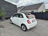 Brugt Fiat 500C Lounge 80 HK (58 kW) 2016 Hvid Cabriolet