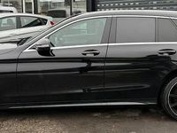 Brugt Mercedes C220 AMG line 170 HK (125 kW) 2015 Sort Stationcar