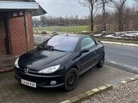 Brugt Peugeot 206 CC 160 HK (117 kW) 2005 Sort Cabriolet