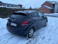 Brugt Peugeot 208 Allure Sky 100 HK (73 kW) 2018 Blå Hatchback