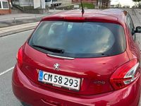 Brugt Peugeot 208 82 HK (60 kW) 2014 Rød Hatchback