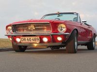 Brugt Ford Mustang Convertible 200 HK (147 kW) 1968 Rød Cabriolet