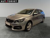 Brugt Peugeot 308 Active 120 HK (88 kW) 2018 Sølvmetal Stationcar