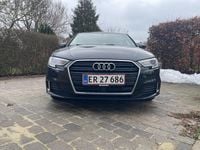 Brugt Audi A3 Sportback Sport 116 HK (85 kW) 2017 Sort Hatchback