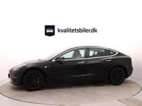 Brugt Tesla Model 3 Long Range AWD 323 kW (440 HK) 2019 Sortmetal Sedan