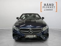 Brugt Mercedes E220 AMG line 194 HK (142 kW) 2018 Mørkblåmetal Cabriolet