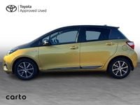 Brugt Toyota Yaris Hybrid H3 100 HK (73 kW) 2019 2sl580 gold/1g3 ash grey Hatchback