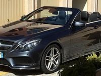 Brugt Mercedes E220 AMG line 170 HK (125 kW) 2016 Gråmetal mørk Cabriolet