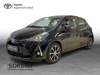 Brugt Toyota Yaris Hybrid H3 100 HK (73 kW) 2019 Sortmetal Hatchback
