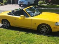 Brugt Mazda MX5 110 HK (80 kW) 2000 Gul Cabriolet