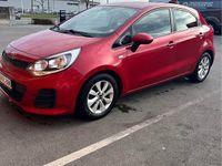 Brugt Kia Rio 83 HK (61 kW) 2015 Rød Sedan