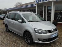 brugt VW Sharan 2,0 TDi 177 Highline DSG BMT 7prs