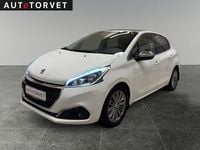 Brugt Peugeot 208 Desire Sky 100 HK (73 kW) 2017 Hvid Hatchback