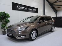 Brugt Ford Focus Titanium 125 HK (91 kW) 2018 Brunmetal Stationcar