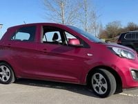 Brugt Kia Picanto 68 HK (50 kW) 2014 Lilla/violet Hatchback