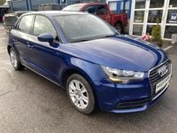 Brugt Audi A1 Sportback Attraction 105 HK (77 kW) 2012 Blåmetal Hatchback