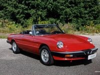 Brugt Alfa Romeo Spider 1988 Rød Cabriolet