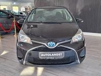 Brugt Toyota Yaris Hybrid H1 100 HK (73 kW) 2016 Sortmetal Hatchback