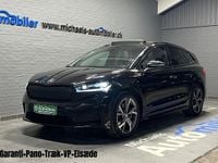 Brugt Skoda Enyaq iV SportLine 150 kW (204 HK) 2024 Sortmetal SUV